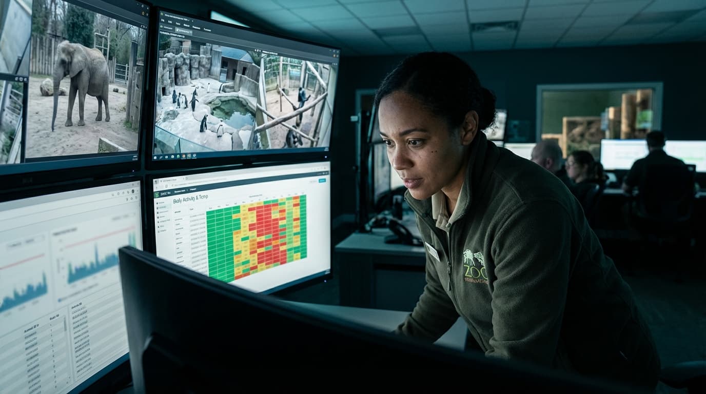 AI Animal Welfare Monitoring for Zoological and Conservation Facilities